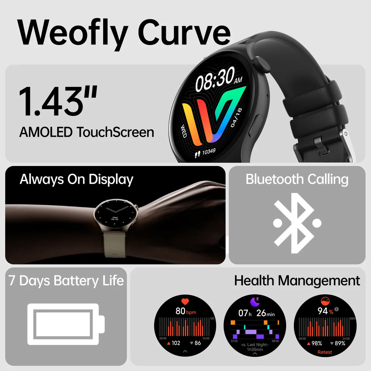 Weofly Curve Smartwatch